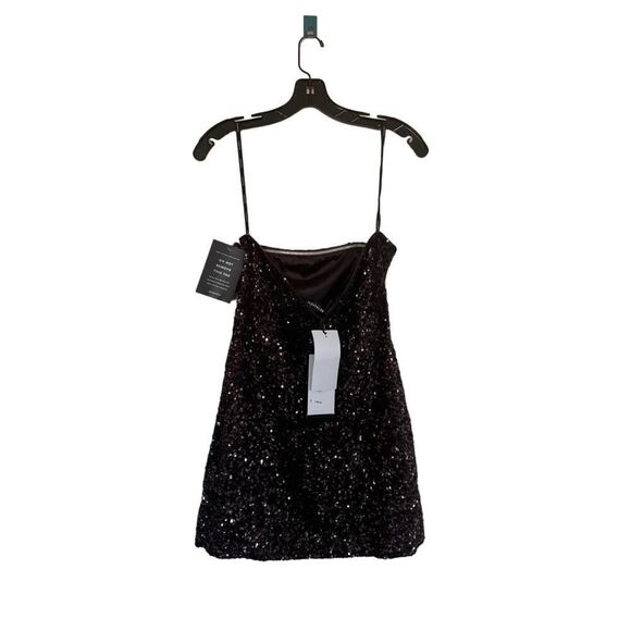 Retrofete Heather mini dress Dark Chocolate L - Picture 7 of 9
